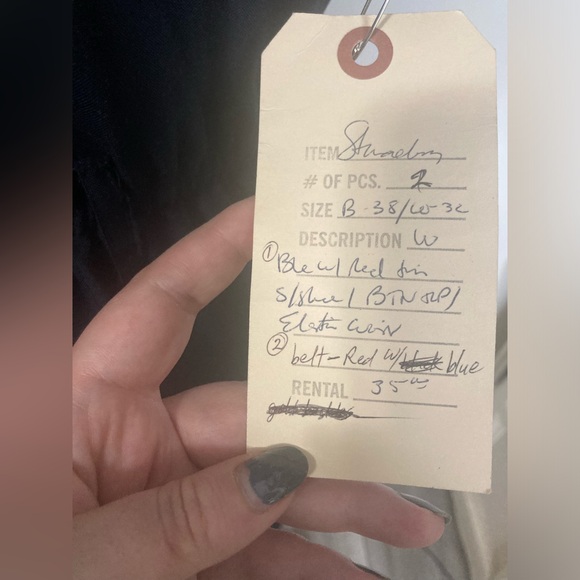 Vintage plaid pleated sailor dress with matching belt 💜 - Picture 9 of 9